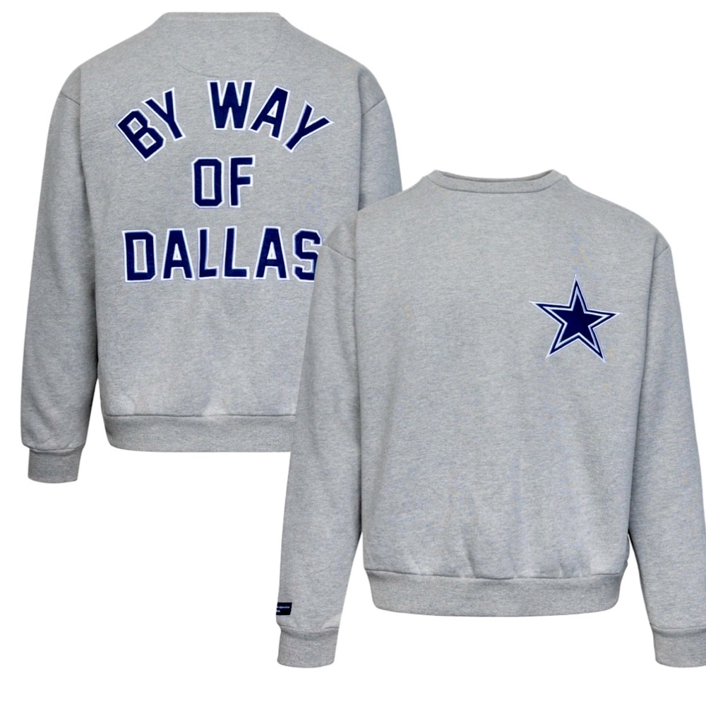Brand new By Way of Dallas and Dallas Cowboys collaboration sweatshirt